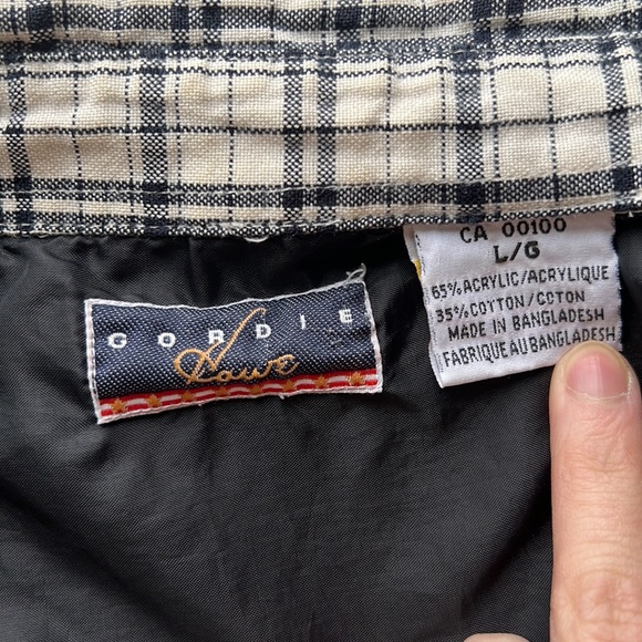 Gordie Howe oversized plaid mens shirt - Picture 10 of 11